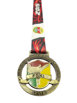 Medalha Personalizada Karatê